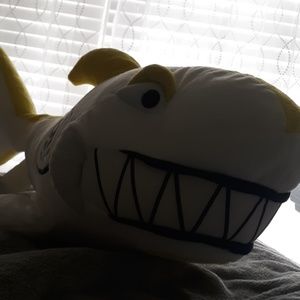 White and Yellow Stuffed Shark